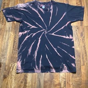 Spiral Bleach Dye Tee
